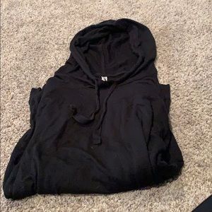 Super soft lightweight black hoodie